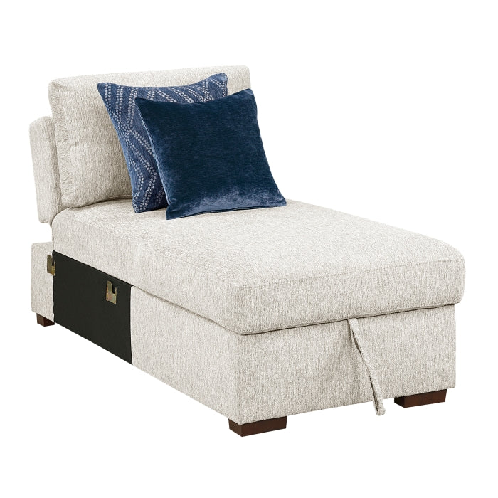 Isla 3-Piece Sectional with Convertible and Reversible Chaise, Hidden Storage, Click Motion Back (8548BE*42VC2AA)