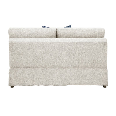 Isla 3-Piece Sectional with Convertible and Reversible Chaise, Hidden Storage, Click Motion Back and Ottoman (8548BE*4VC2AAOT)