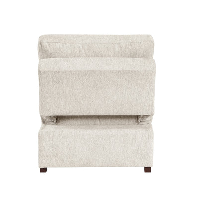 8548BE*5SCACCLA 4-Piece Sectional with Reversible Chaise, Pull-out Bed, Hidden Storage and Click Motion Back