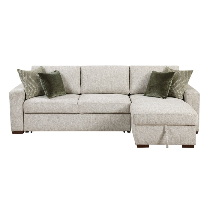 Isla 2-Piece Sectional with Convertible and Reversible Chaise, Hidden Storage, Click Motion Back (8548*3VC2AA)