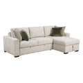 Isla 2-Piece Sectional with Reversible Chaise, Pull-out Bed and Hidden Storage, Click Motion Back (8548*3VC2ACLA)