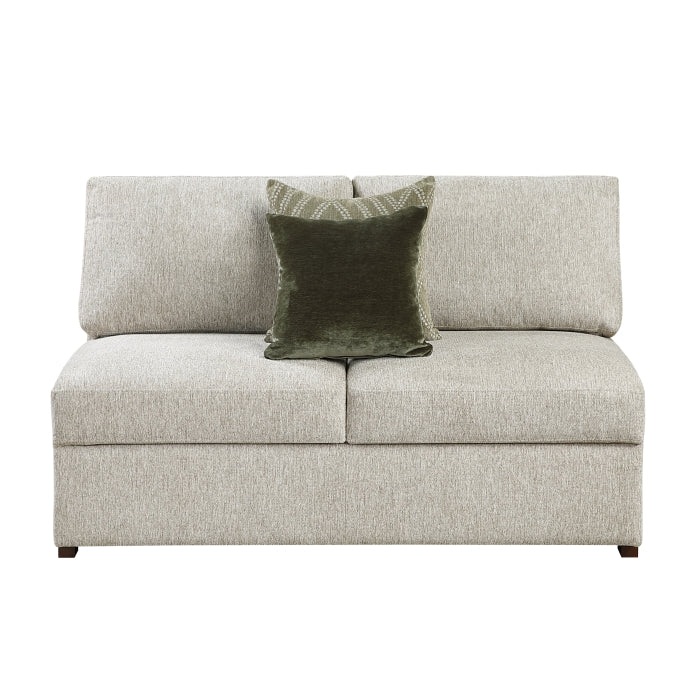 Isla 3-Piece Sectional with Convertible and Reversible Chaise, Hidden Storage, Click Motion Back and Ottoman (8548*4VC2AAOT)