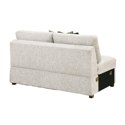 Isla 3-Piece Sectional with Convertible and Reversible Chaise, Hidden Storage, Click Motion Back and Ottoman (8548*4VC2AAOT)