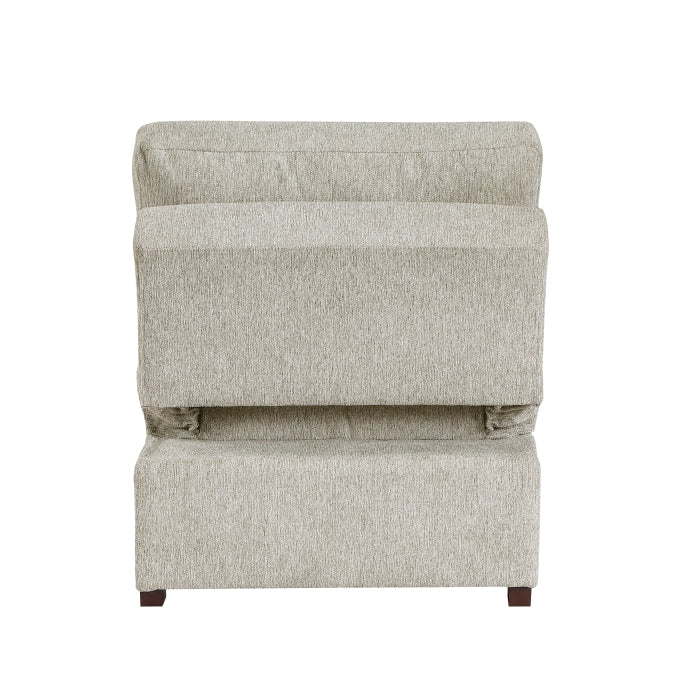 8548*5SCACCLA2 4-Piece Sectional with Reversible Chaise, Pull-out Bed, Hidden Storage and Click Motion Back