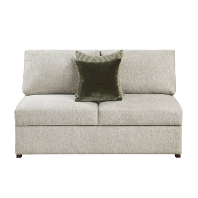 8548*6SC15ACLA2 5-Piece Sectional with Reversible Chaise, Pull-out Bed, Hidden Storage and Click Motion Back