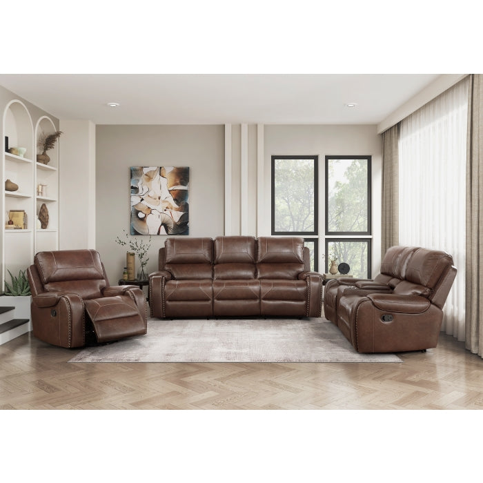 Newnan Swivel Glider Reclining Chair (8549BRW-1)