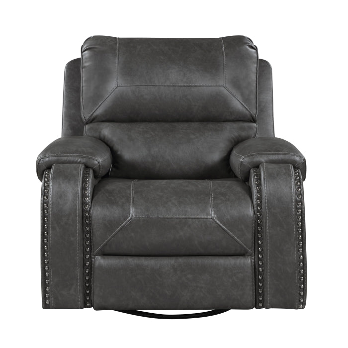 Newnan Swivel Glider Reclining Chair (8549GRY-1)