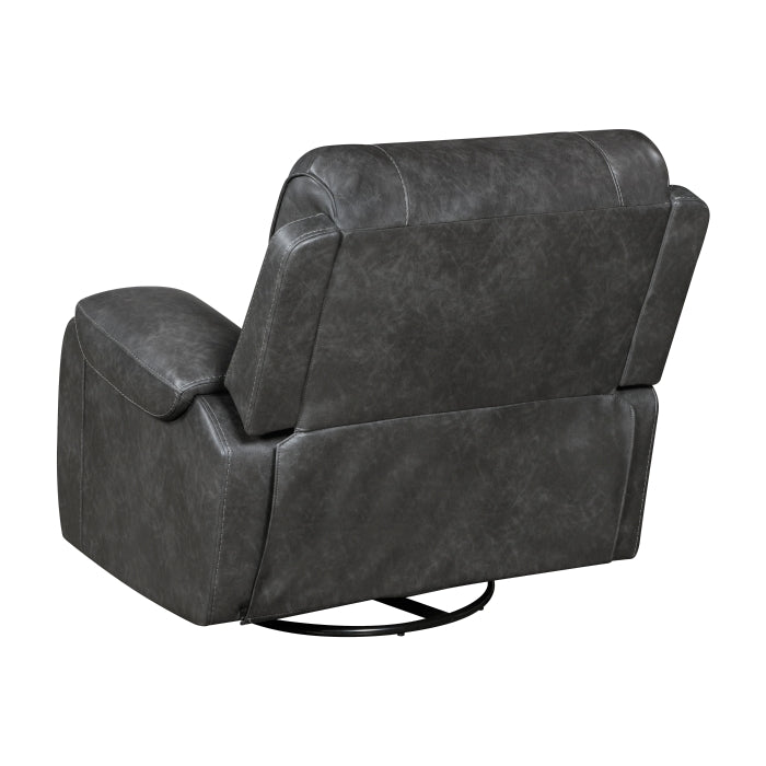 Newnan Swivel Glider Reclining Chair (8549GRY-1)
