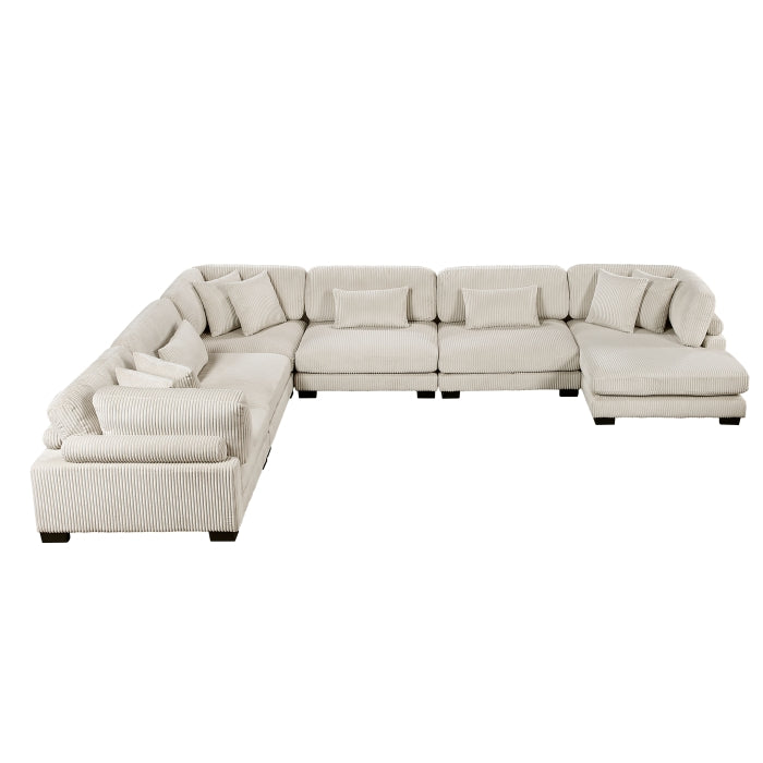 Traverse 6-Piece Modular Sectional with Reversible Chaise (8555BE*2CR3ACVC)