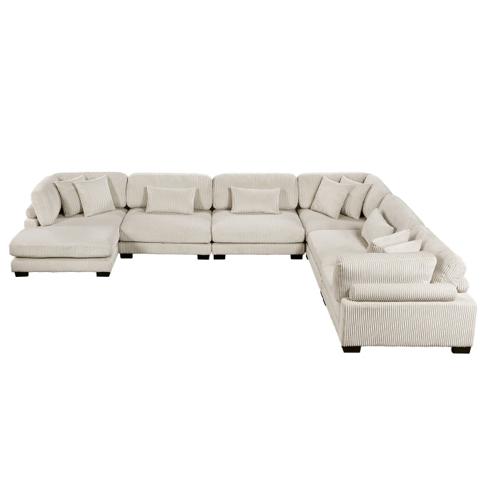 Traverse 6-Piece Modular Sectional with Reversible Chaise (8555BE*2CR3ACVC)