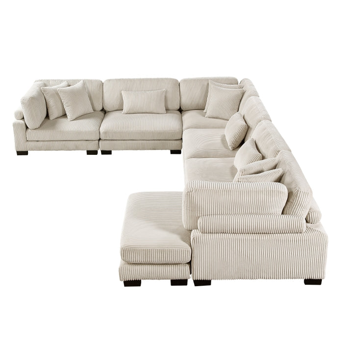 Traverse 6-Piece Modular Sectional with Reversible Chaise (8555BE*2CR3ACVC)