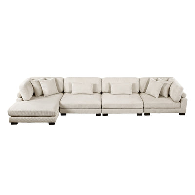 Traverse 4-Piece Modular Sectional with Reversible Chaise (8555BE*CR2ACVC)