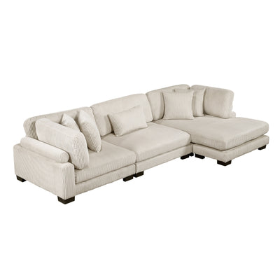 Traverse 3-Piece Modular Sectional with Reversible Chaise (8555BE*CRACVC)