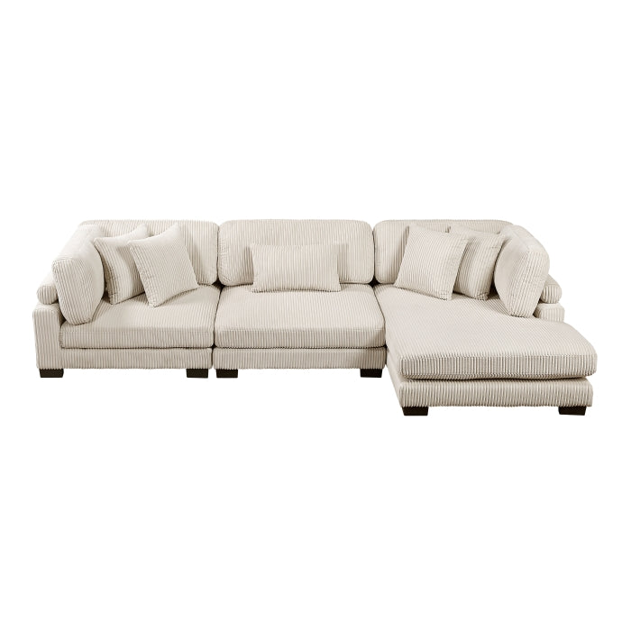 Traverse 3-Piece Modular Sectional with Reversible Chaise (8555BE*CRACVC)