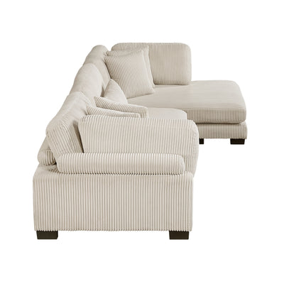 Traverse 3-Piece Modular Sectional with Reversible Chaise (8555BE*CRACVC)