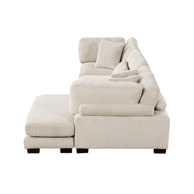 Traverse 3-Piece Modular Sectional with Reversible Chaise (8555BE*CRACVC)