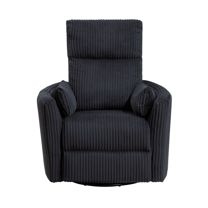 Traverse Swivel Glider Reclining Chair (8555BK-1SW)