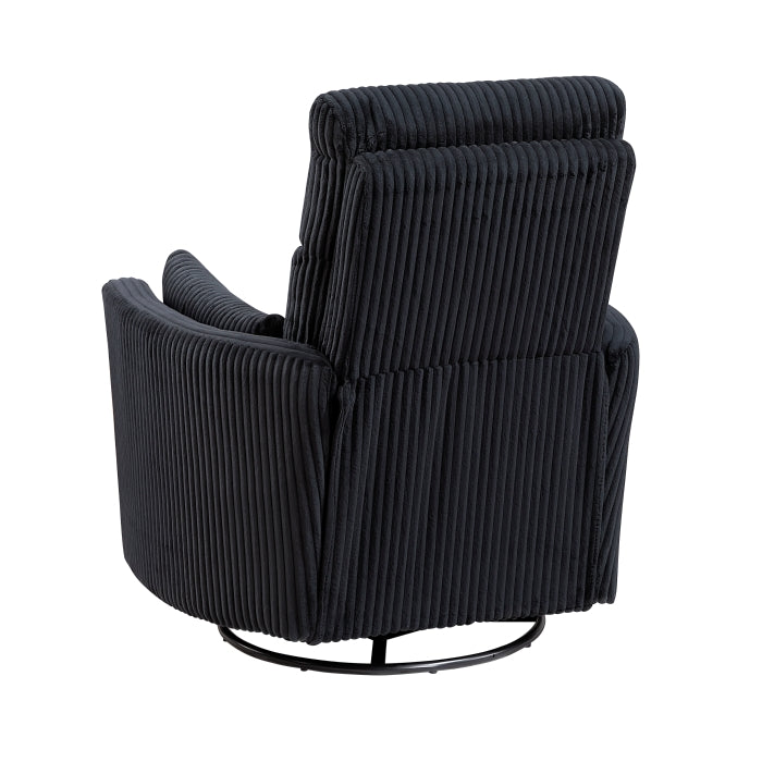 Traverse Swivel Glider Reclining Chair (8555BK-1SW)
