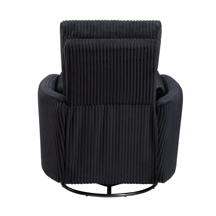 Traverse Swivel Glider Reclining Chair (8555BK-1SW)