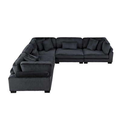Traverse 5-Piece Modular Sectional (8555BK*2AC3CR)