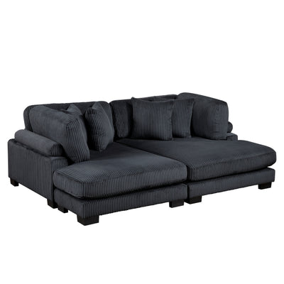 Traverse 2-Piece Chaise Lounge (8555BK*2VC)