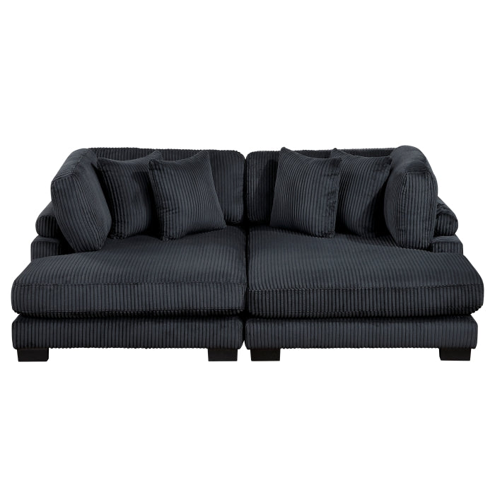 Traverse 2-Piece Chaise Lounge (8555BK*2VC)