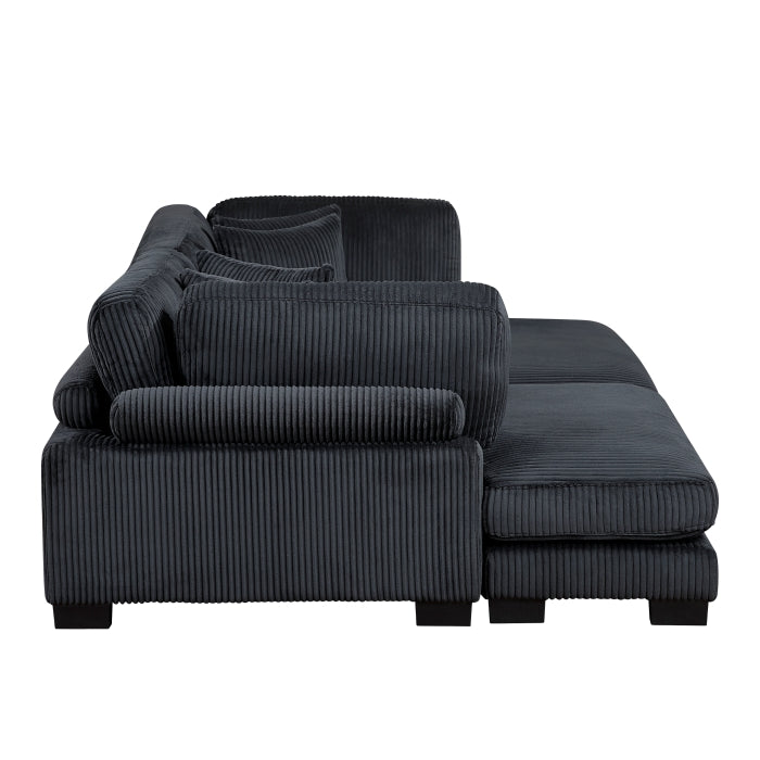 Traverse 2-Piece Chaise Lounge (8555BK*2VC)