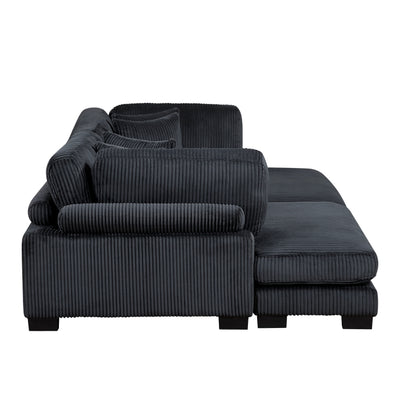 Traverse 2-Piece Chaise Lounge (8555BK*2VC)