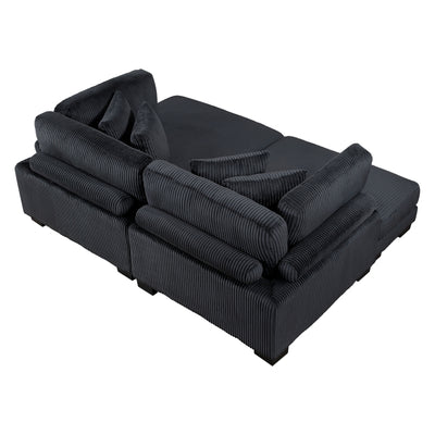 Traverse 2-Piece Chaise Lounge (8555BK*2VC)