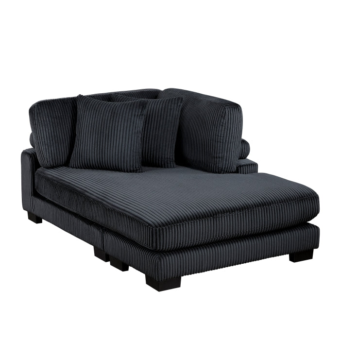 Traverse 2-Piece Chaise Lounge (8555BK*2VC)