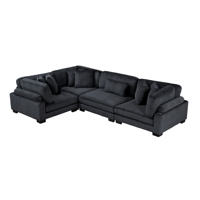 Traverse 4-Piece Modular Sectional (8555BK*3CRAC)