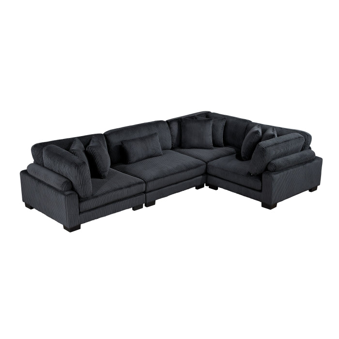 Traverse 4-Piece Modular Sectional (8555BK*3CRAC)