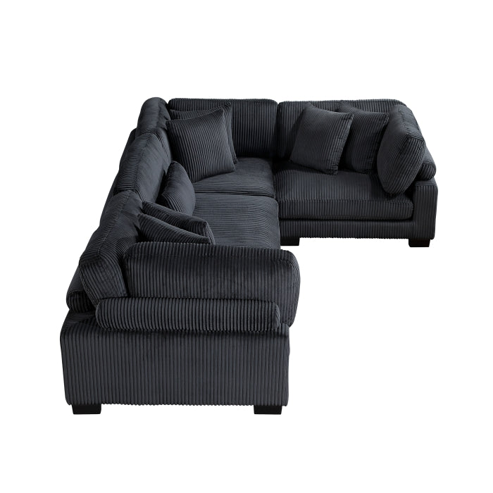 Traverse 4-Piece Modular Sectional (8555BK*3CRAC)