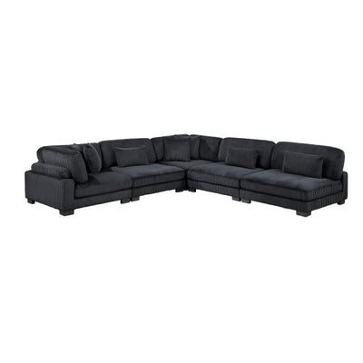 Traverse 5-Piece Modular Sectional (8555BK*5SC)