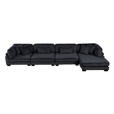 Traverse 4-Piece Modular Sectional with Reversible Chaise (8555BK*CR2ACVC)
