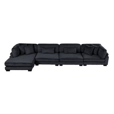 Traverse 4-Piece Modular Sectional with Reversible Chaise (8555BK*CR2ACVC)