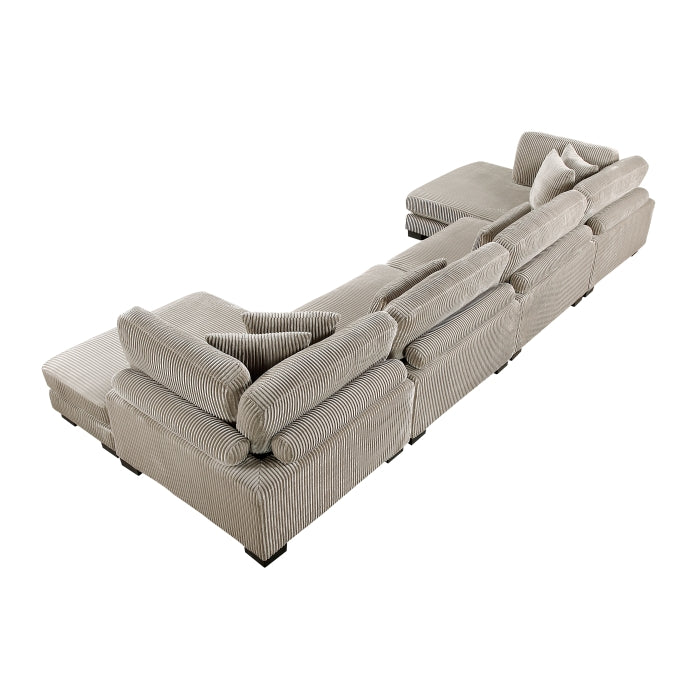 Traverse 4-Piece Modular Sectional with Reversible Chaise (8555GB*2AC2VC)