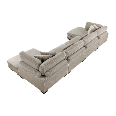 Traverse 4-Piece Modular Sectional with Reversible Chaise (8555GB*2AC2VC)