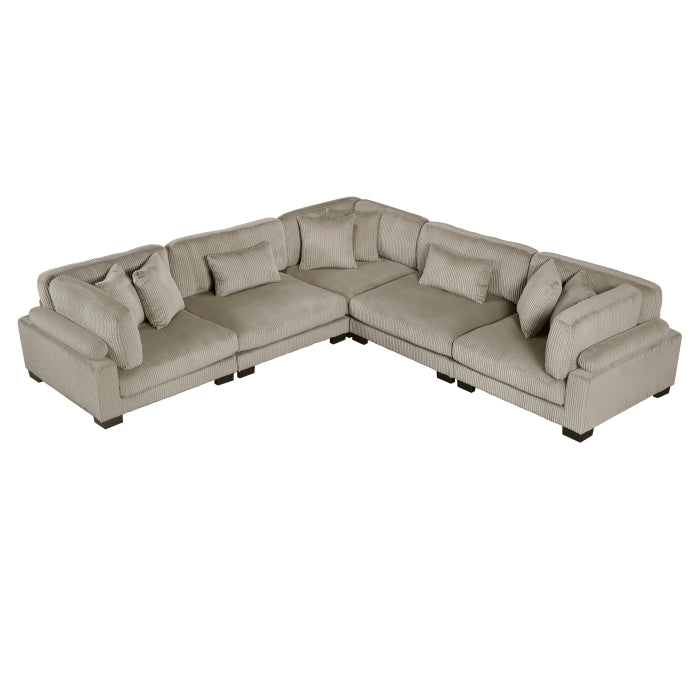 Traverse 5-Piece Modular Sectional (8555GB*2AC3CR)