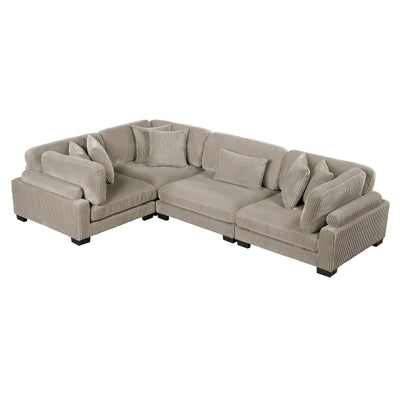 Traverse 4-Piece Modular Sectional (8555GB*3CRAC)