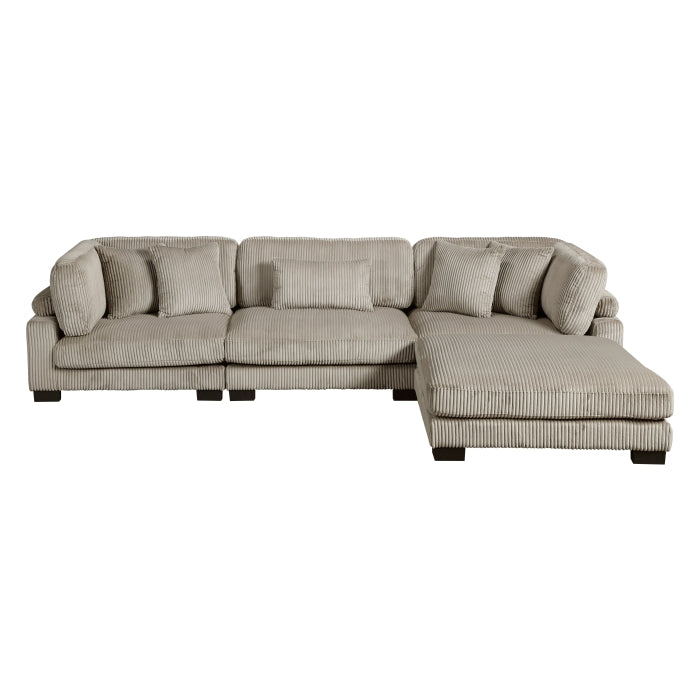 Traverse 4-Piece Modular Sectional with Ottoman (8555GB*4OT)