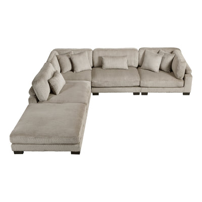 Traverse 5-Piece Modular Sectional with Ottoman (8555GB*5OT)