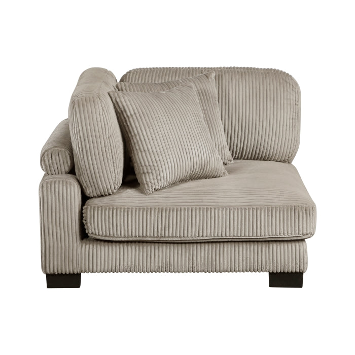 Traverse 5-Piece Modular Sectional with Reversible Chaise and Ottoman (8555GB*CR2ACVCOT)