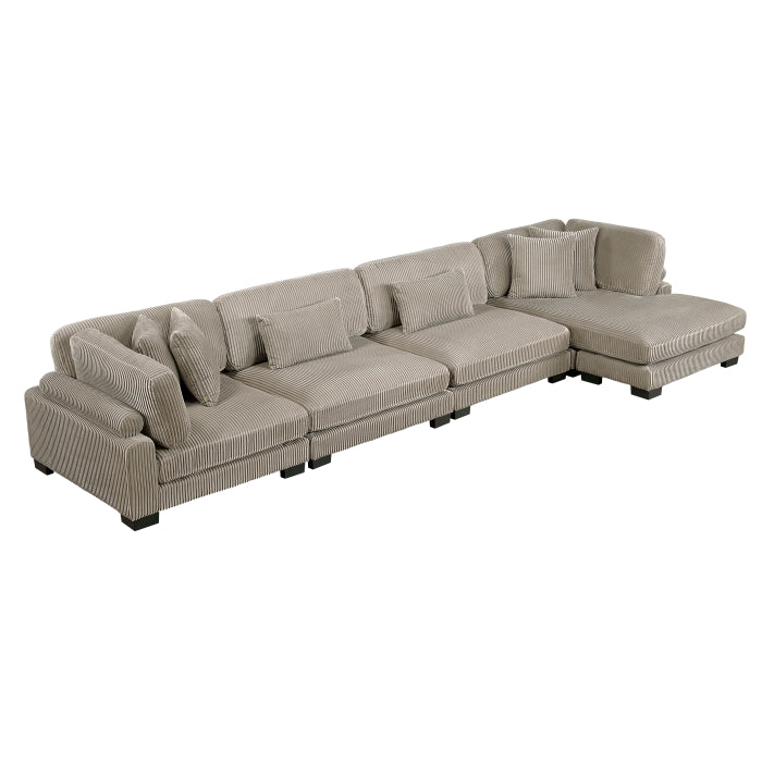 Traverse 4-Piece Modular Sectional with Reversible Chaise (8555GB*CR2ACVC)