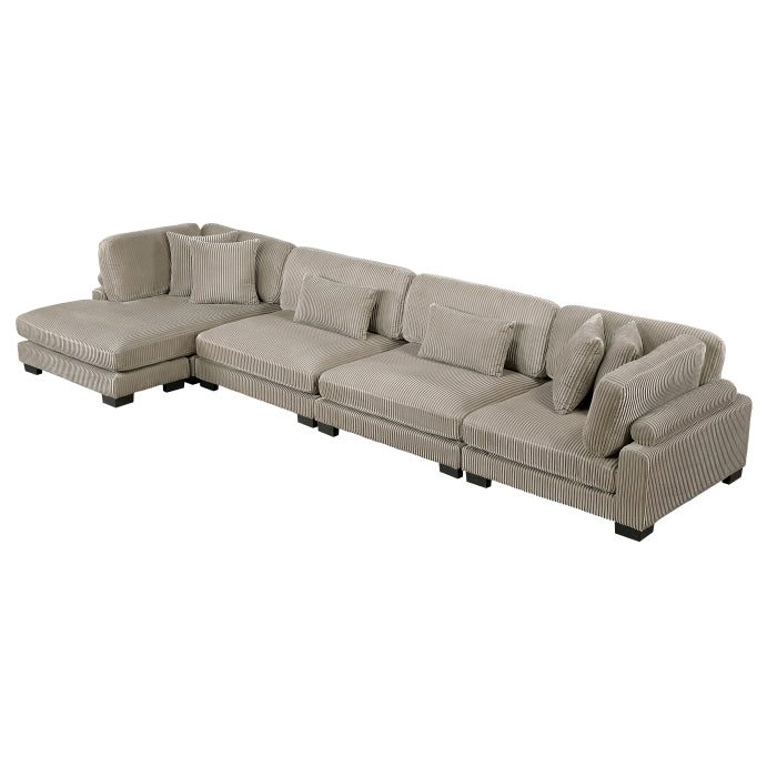 Traverse 4-Piece Modular Sectional with Reversible Chaise (8555GB*CR2ACVC)