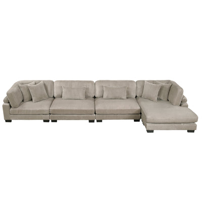 Traverse 4-Piece Modular Sectional with Reversible Chaise (8555GB*CR2ACVC)