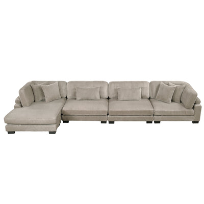 Traverse 4-Piece Modular Sectional with Reversible Chaise (8555GB*CR2ACVC)