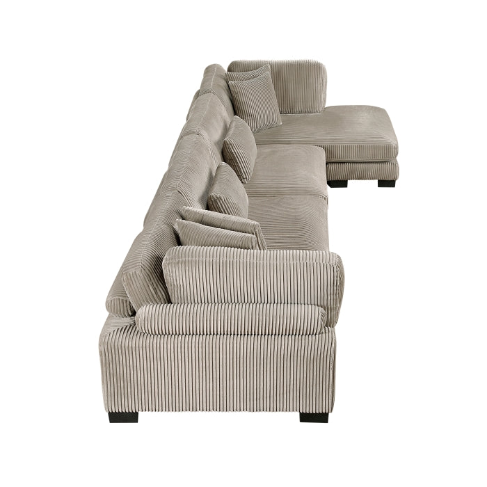 Traverse 4-Piece Modular Sectional with Reversible Chaise (8555GB*CR2ACVC)