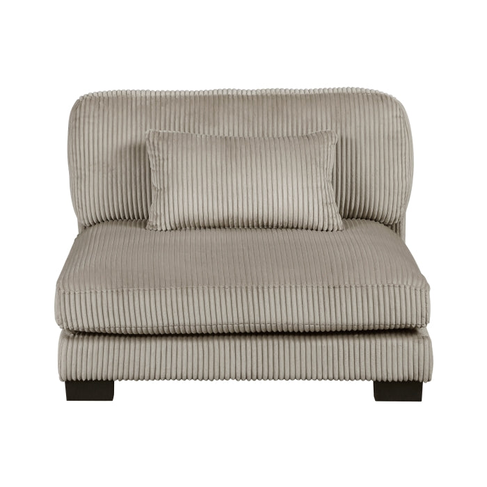 Traverse 4-Piece Modular Sectional with Reversible Chaise and Ottoman (8555GB*CRACVCOT)
