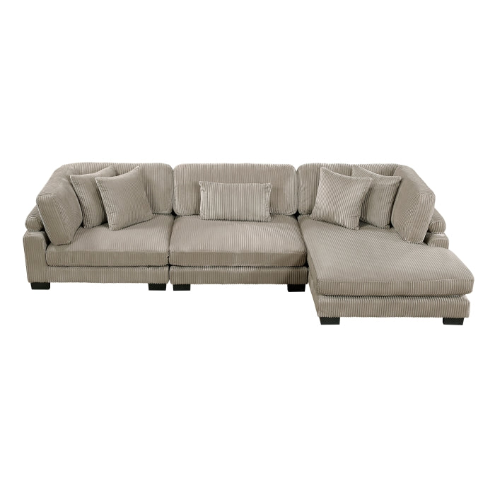Traverse 3-Piece Modular Sectional with Reversible Chaise (8555GB*CRACVC)